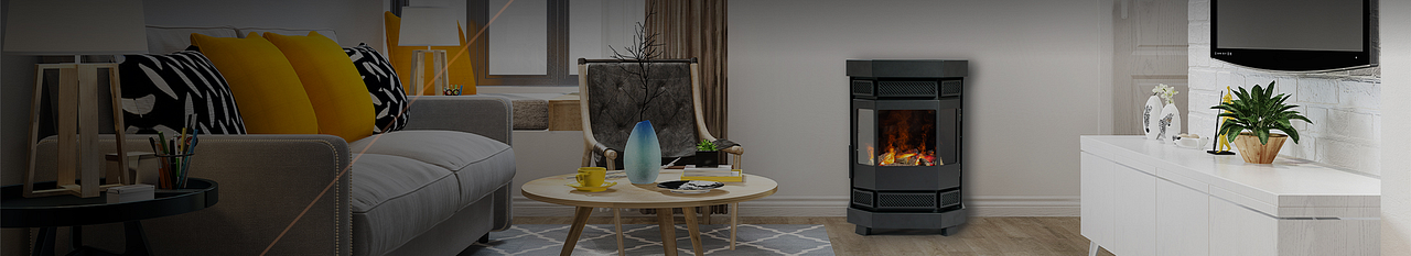 Elektrische vrijstaande haarden