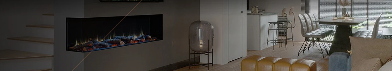 Hoek elektrische haard