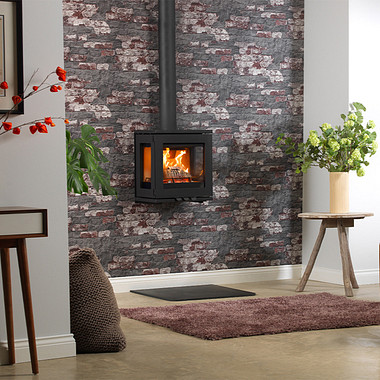 Charlton & Jenrick Purevision LPV5 Wall houtkachel 