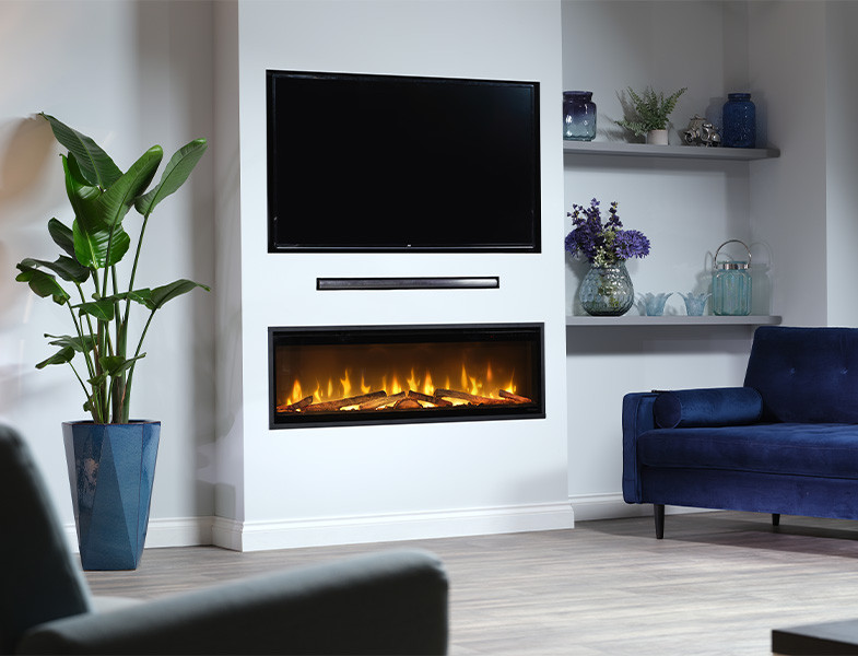 elektrische vrijstaande haard